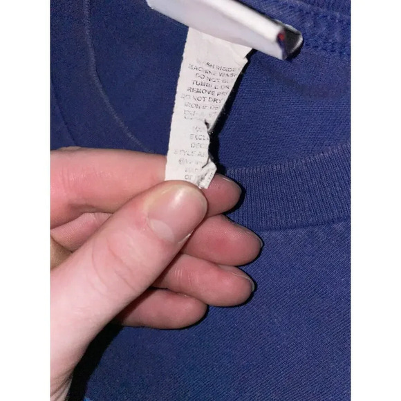 Vintage Indianapolis Colts Shirt Mens 2XL Blue White Graphic Faded Oversized Y2K - Picture 4 of 5